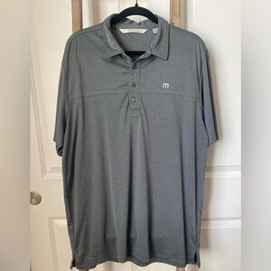 Travis Mathew - Men's Gray Polo Shirt - Size XL